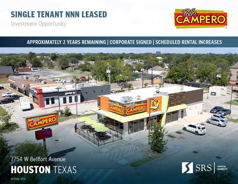 Primary Photo Of 7754 W Bellfort Ave, Houston Fast Food For Sale
