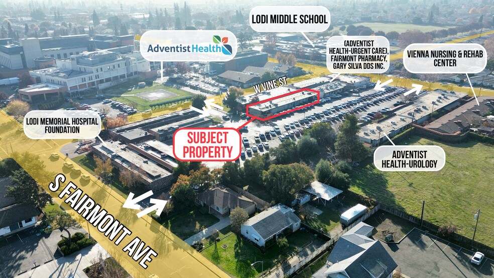 More Photos Of 1121 W Vine St, Lodi Medical For Sale