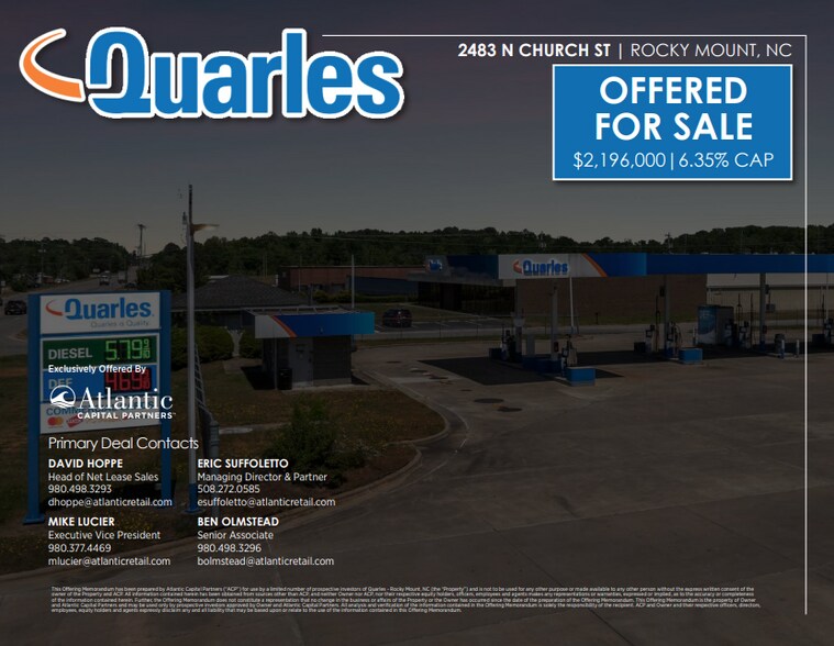 More Photos Of 2483 N Church St, Rocky Mount Service Station For Sale