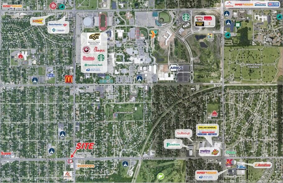 More Photos Of 3115-3121 E 13th St N, Wichita Storefront For Sale