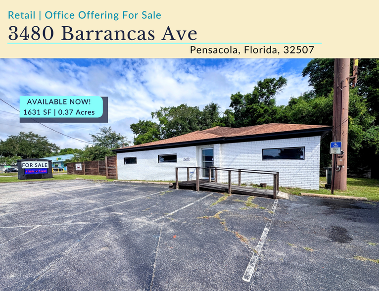 Primary Photo Of 3480 Barrancas Ave, Pensacola Freestanding For Sale