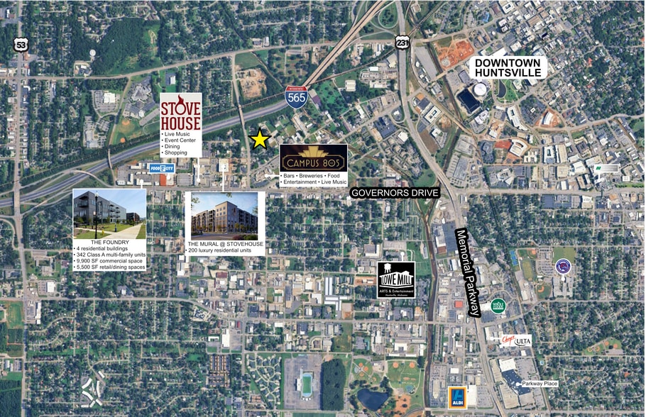 More Photos Of 302 Triana Blvd NW, Huntsville Light Distribution For Sale