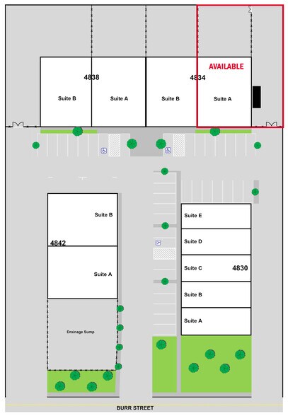 More Photos Of 4834-4838 Burr St, Bakersfield Showroom For Lease