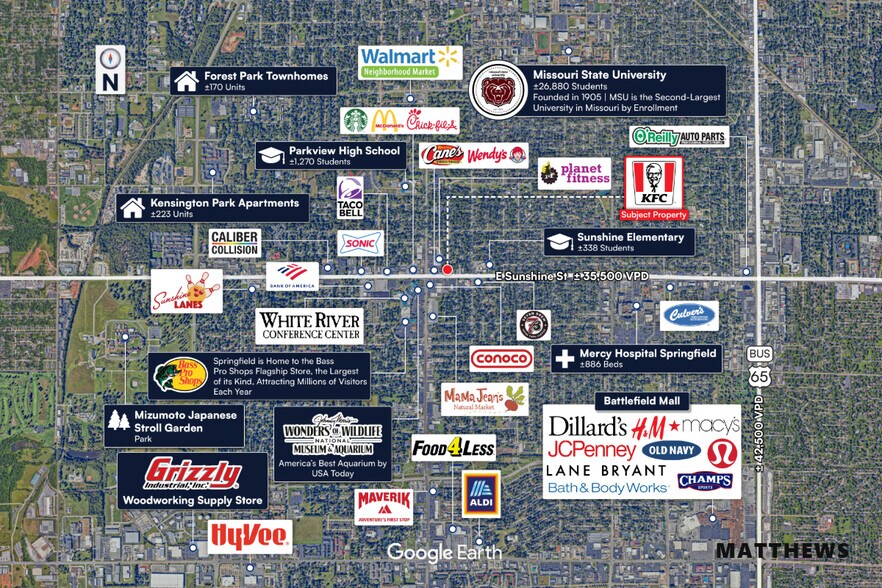 More Photos Of 215 E Sunshine St, Springfield Storefront Retail Office For Sale