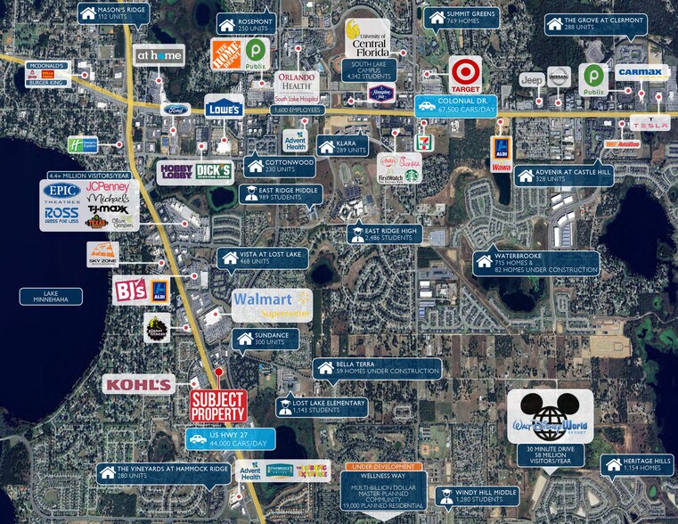 More Photos Of Johns Lake Rd & US Hwy 27, Clermont General Retail For Sale