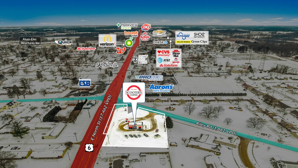 More Photos Of 621 E North St, Kendallville Bank For Sale