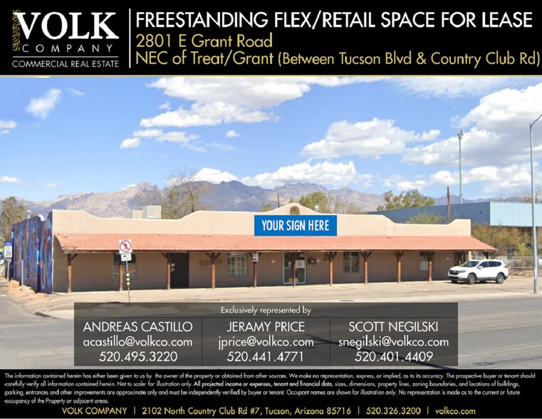 Primary Photo Of 2801 E Grant Rd, Tucson Freestanding For Lease