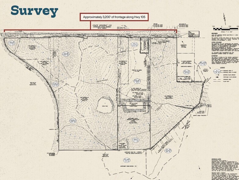 More Photos Of SWQ Hwy 105 & Club Dr, Montgomery Land For Lease