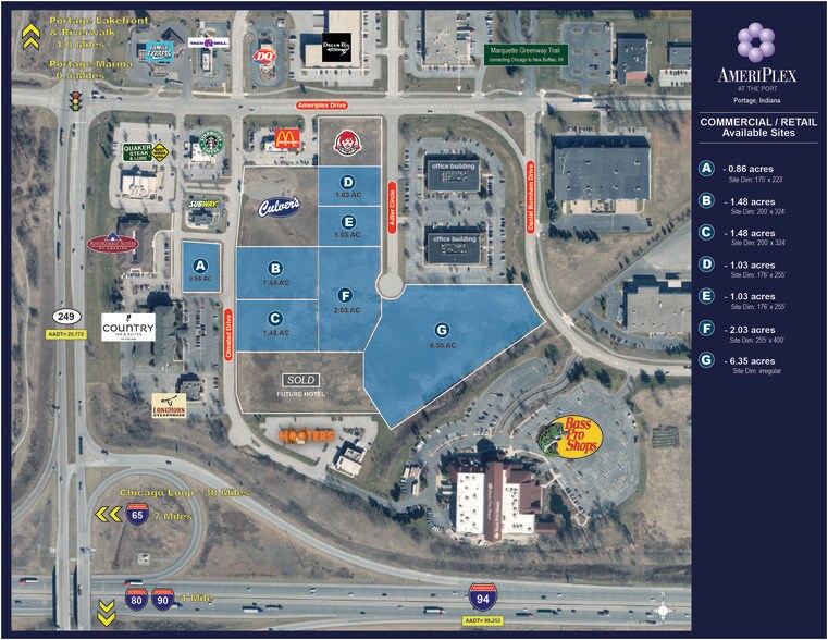 More Photos Of I-94 & SR 249, Portage Land For Sale