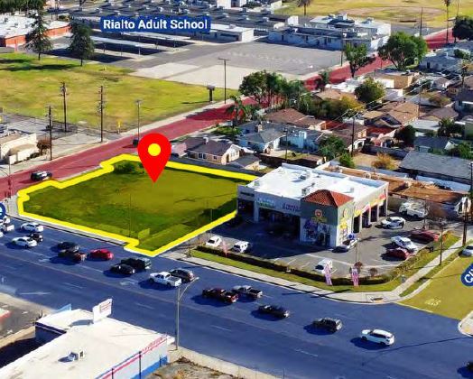 Primary Photo Of 305 Foothill Blvd, Rialto Land For Lease
