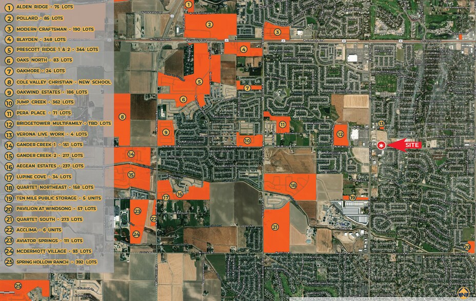 More Photos Of 4873 N Cortona Way, Meridian Land For Lease