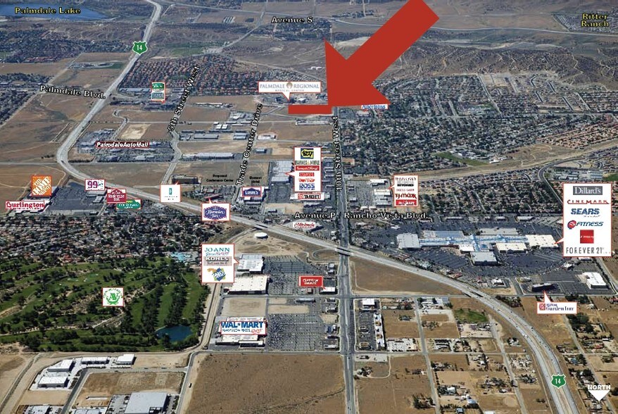 More Photos Of 10th St W @ Tierra Subsida Ave, Palmdale Land For Sale