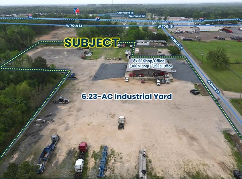 Primary Photo Of 7066 Adams Ln, Greenwood Truck Terminal For Sale