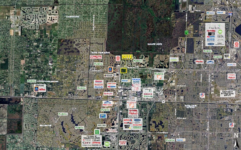 More Photos Of Okeechobee Blvd @ State Road 7, Royal Palm Beach Land For Lease