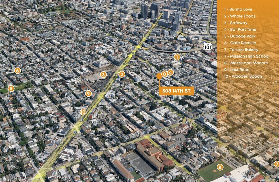 More Photos Of 506-508 14th St, San Francisco Storefront Retail Residential For Lease