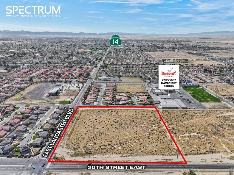 More Photos Of 20th St E & Lancaster Blvd, Lancaster Land For Sale