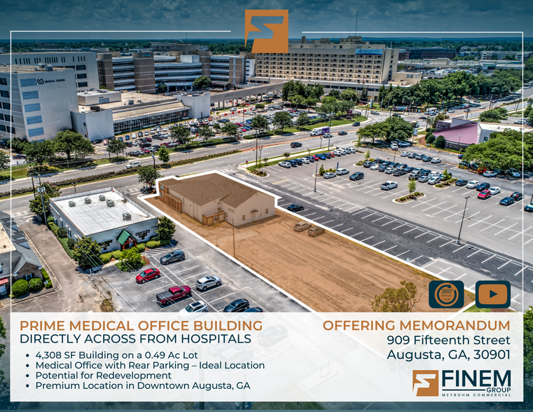 Primary Photo Of 909 15th St, Augusta Medical For Sale