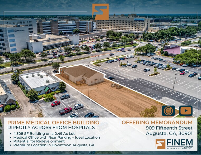 More Photos Of 909 15th St, Augusta Medical For Lease