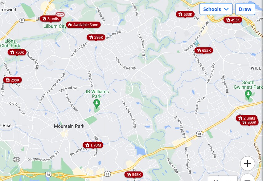 More Photos Of 1909 Pucketts Dr Sw, Lilburn Land For Sale