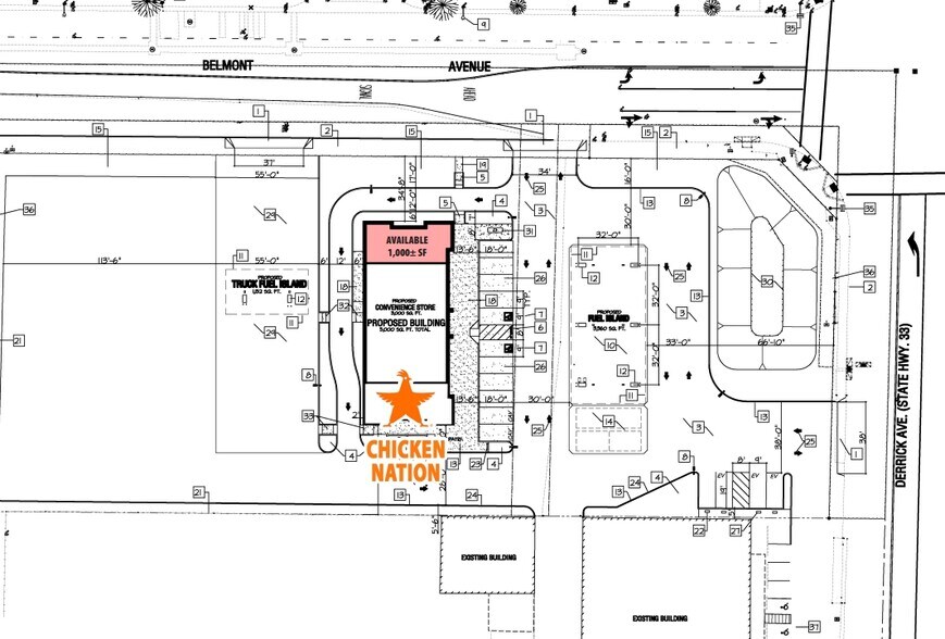 Primary Photo Of SW Cor Belmont & Derrick Ave, Mendota Freestanding For Lease