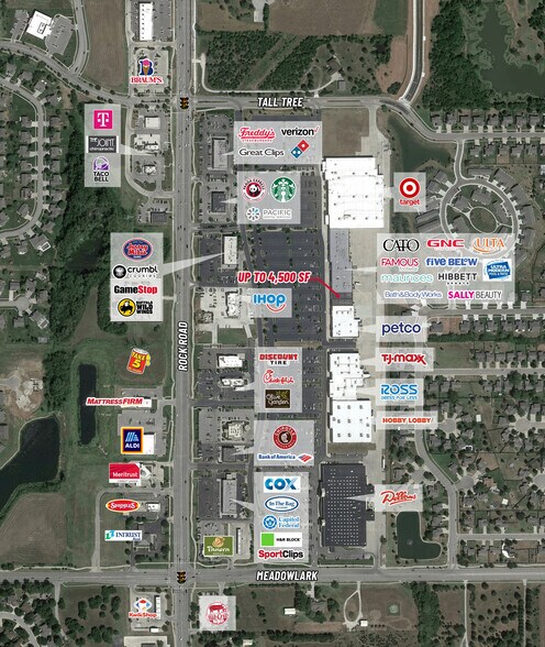 More Photos Of 1930-1942 N Rock Rd, Derby Storefront For Lease