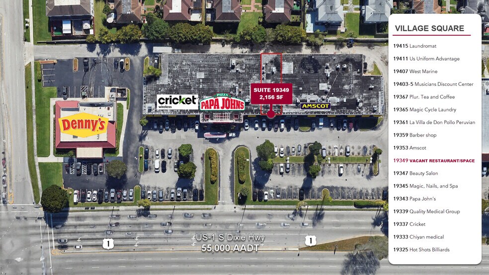 More Photos Of 19325-19371 S Dixie Hwy, Miami Storefront For Lease