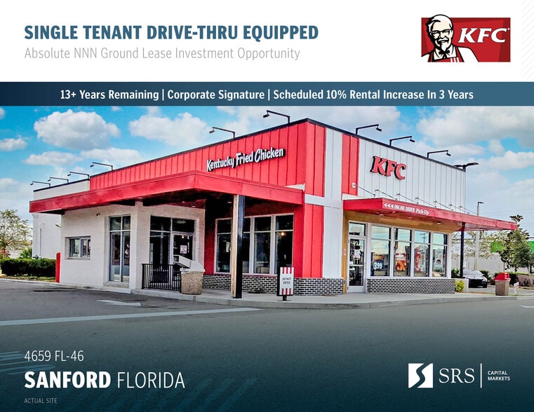 Primary Photo Of 4659 FL-46, Sanford Fast Food For Sale