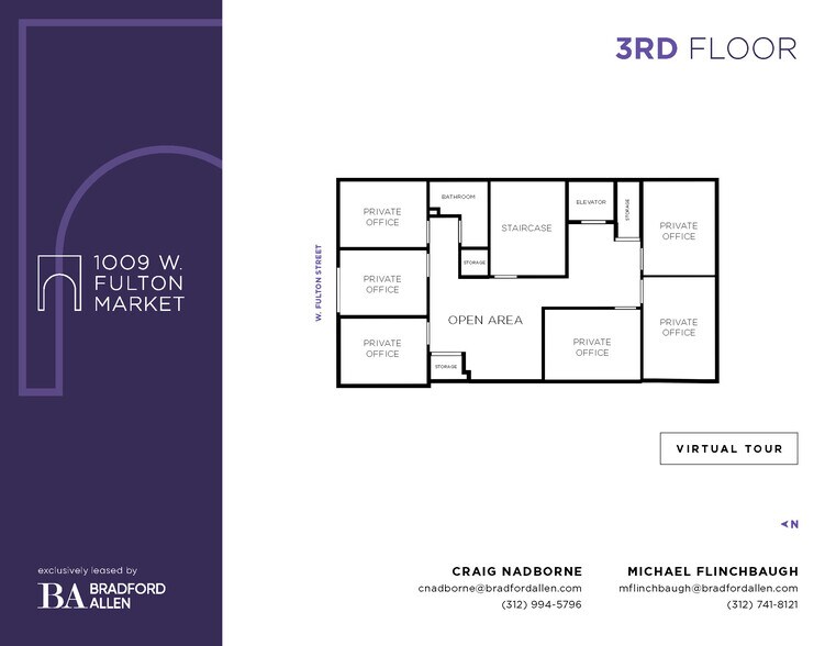 More Photos Of 1009 W Fulton Market, Chicago Storefront Retail Office For Sale
