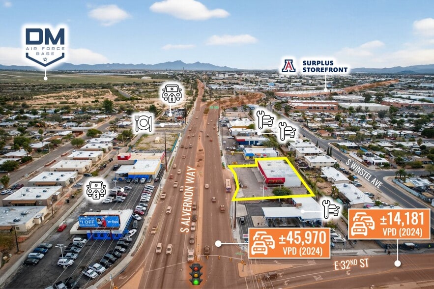 More Photos Of 2106 S Alvernon Way, Tucson Auto Repair For Sale