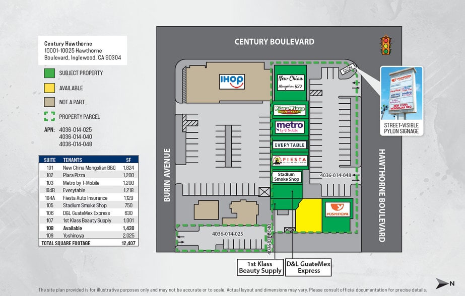 More Photos Of 10001-10025 Hawthorne Blvd, Inglewood Freestanding For Sale