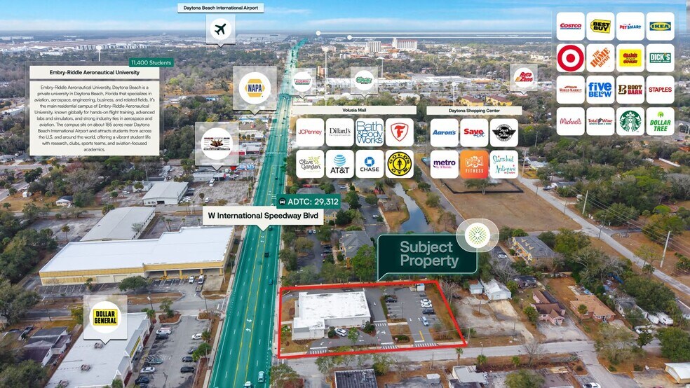 More Photos Of 812 W International Speedway Blvd, Daytona Beach Freestanding For Sale