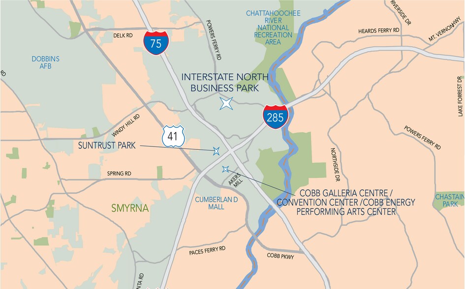 More Photos Of 120 Interstate N Pky E SE, Atlanta Light Distribution For Lease