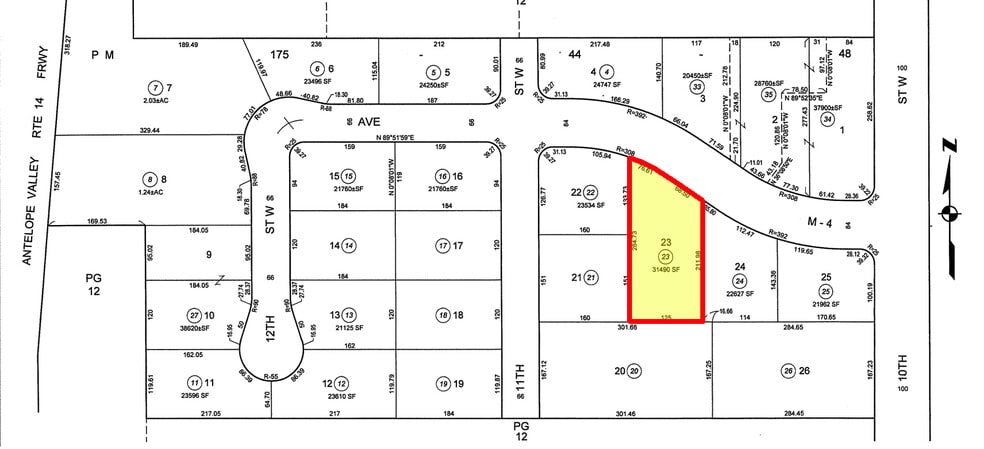 More Photos Of W M-4 Ave @ 10th St. W, Palmdale Land For Sale