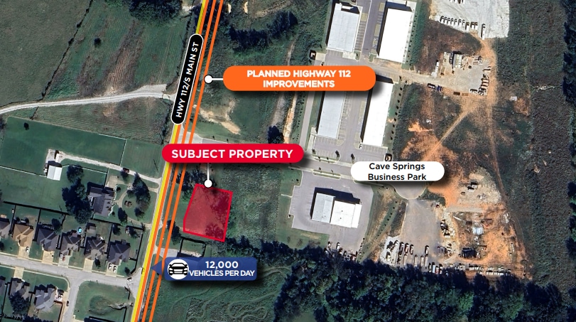 Primary Photo Of 970 S Main St, Cave Springs Land For Lease