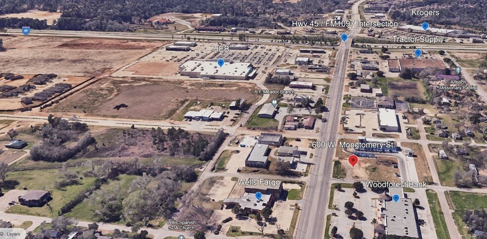 More Photos Of 600 W Montgomery St, Willis Land For Sale