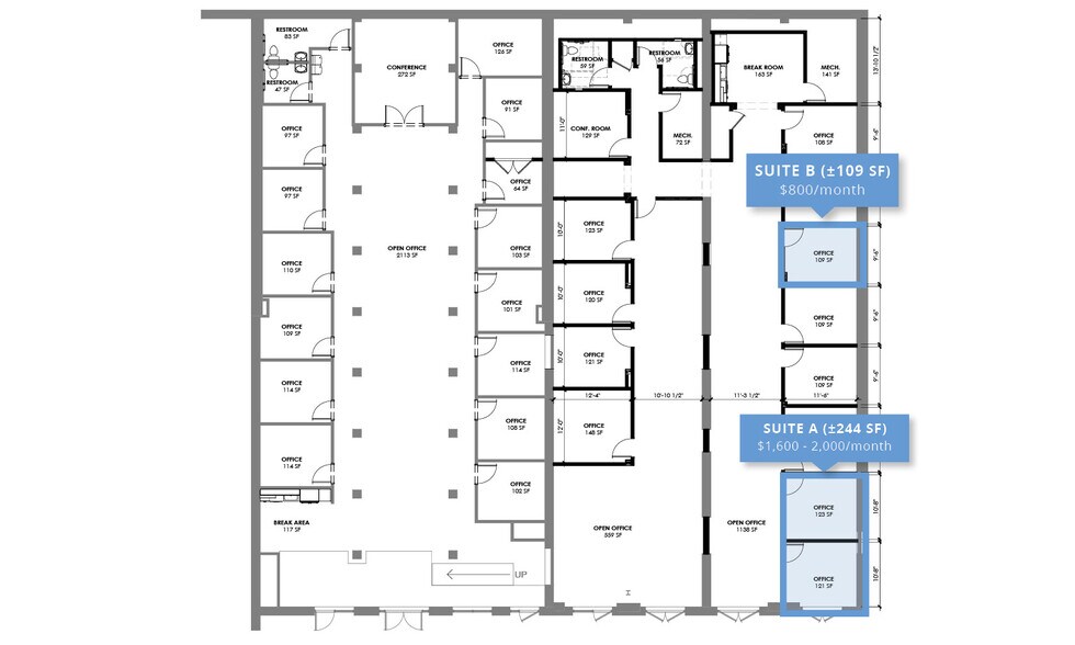 More Photos Of 1 Augusta St, Greenville Office Residential For Lease