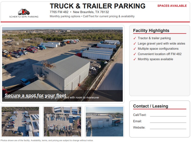 More Photos Of 7765 FM 482, New Braunfels Land For Lease