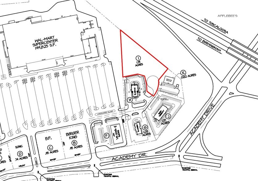 More Photos Of 804B Academy Dr, Bessemer Land For Lease