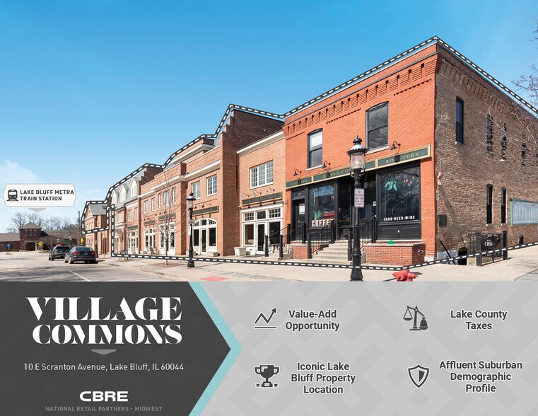 Primary Photo Of 8-18 E Scranton Ave, Lake Bluff Office For Sale