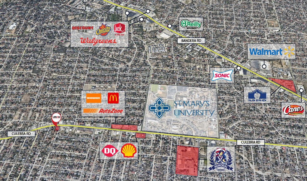 More Photos Of 3802 Culebra Rd, San Antonio General Retail For Sale
