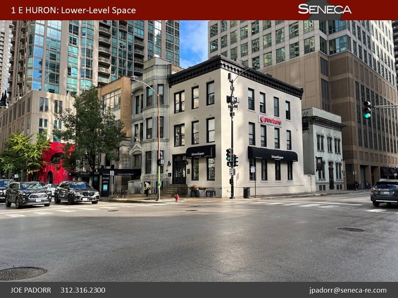 Primary Photo Of 1 E Huron St, Chicago Storefront For Lease