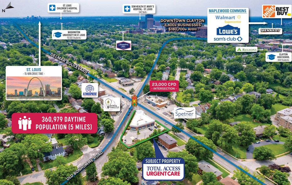 More Photos Of 8213 Delmar Blvd, Saint Louis General Retail For Lease