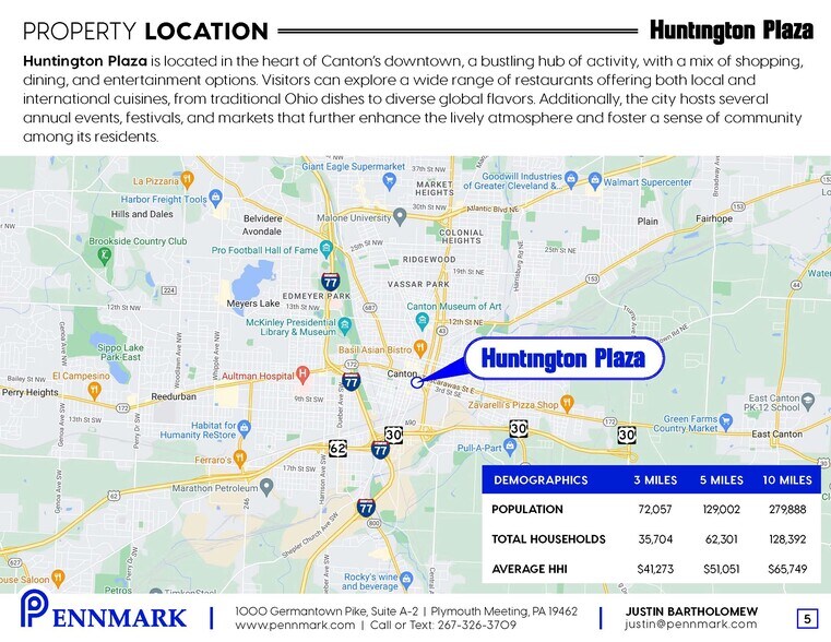 More Photos Of 220 Market Ave S, Canton Office For Lease