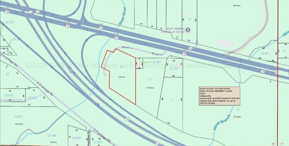 More Photos Of 179 Wood Ln, Carbon Hill Land For Sale