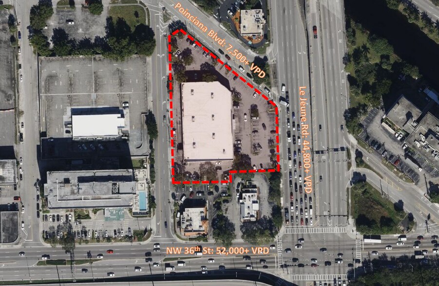 More Photos Of 3600 Le Jeune Rd, Miami Freestanding For Lease