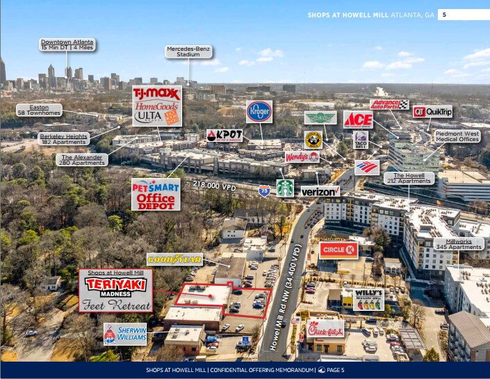 More Photos Of 1923 Howell Mill Rd NW, Atlanta Storefront Retail Office For Sale