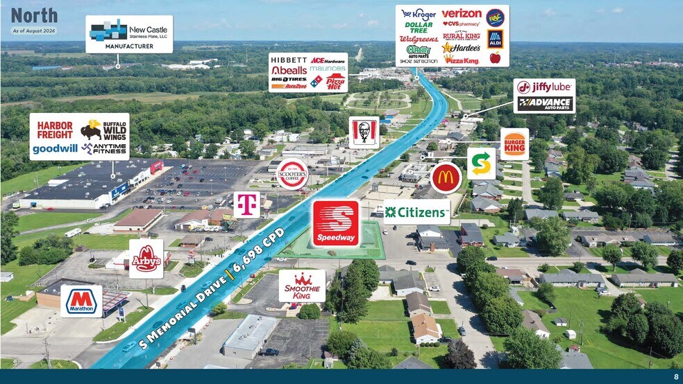More Photos Of 1816 S Memorial Dr, New Castle Convenience Store For Sale