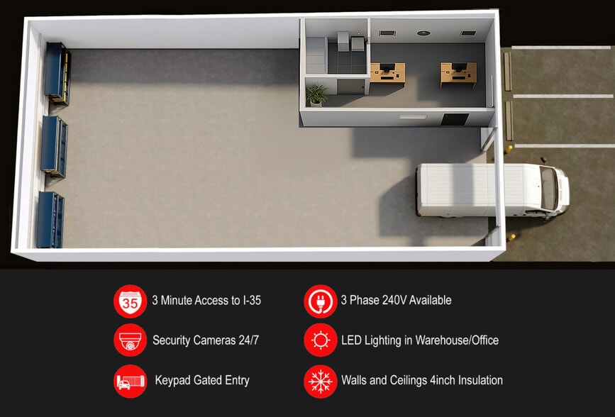 More Photos Of 3300 Dacy Ln, Kyle Warehouse For Sale