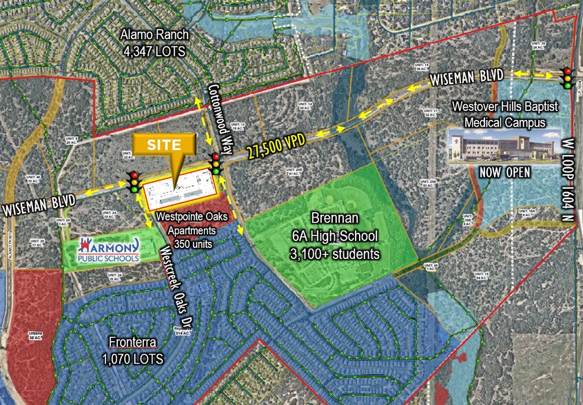 Primary Photo Of Wiseman & Cottonwood Sites, San Antonio Land For Sale