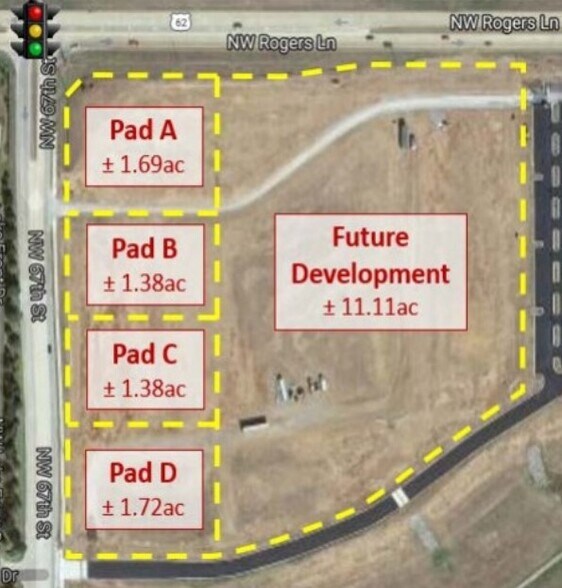 More Photos Of US Hwy 62 And NW 67th Street, Lawton Land For Sale